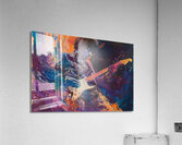 Cosmic Riffs: Jimmy Hendrix Acrylic Print