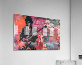 The Rock Rebellion of Keith Richards Acrylic Print