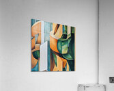 Abstract Forms Interplay H29N3Z 55 Acrylic Print