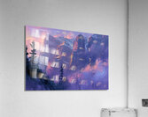 Alpine Glow Upon Peaks J9H3N2 48 Acrylic Print