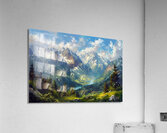 Alpine Valley Vista H29NJP 55 Acrylic Print