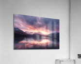 Alpine Glow Upon Waters H2N3P9 55 Acrylic Print
