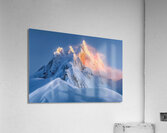 Alpine Glow Ascent Y29H7N 63 Acrylic Print