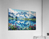 Alpine Reflection 7H29NP 48 Acrylic Print