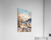 Alpine Winter Village 8294HJ 45 Acrylic Print