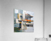 Architectural Study Orange 9P3N7J 55 Acrylic Print