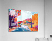 Autumn Road Ahead 9P3N4H 58 Acrylic Print
