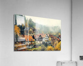 Autumn Village Charm 29HBCJ 62 Acrylic Print