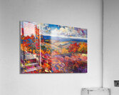 Autumn Vista Over Hills P23K8N 59 Acrylic Print