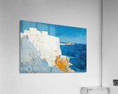 Azure Cliffside Vista H2N9P2 50 Acrylic Print