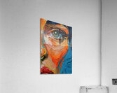 Azure Gaze Impasto Y59H7N 63 Acrylic Print