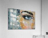 Azure Gaze Within Y492H 60 Acrylic Print