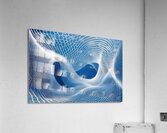 Azure Net Vortex H3N9P2 53 Acrylic Print