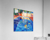Azure Reflections Poolside 74K2N 55 Acrylic Print