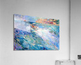 Azure Sea Voyage H92PNB 56 Acrylic Print