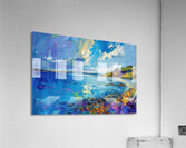 Azure Shoreline Radiance H9P4N2 55 Acrylic Print