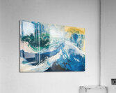 Azure Symphony Waves H29PN 48 Acrylic Print