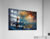 Beacon of Hope Amidst Storm Z92H5N 55 Acrylic Print