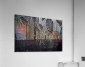 Black Rain Leaves 7P3H2N 49 Acrylic Print