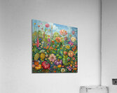 Blooming Garden Rhapsody H3N9B2 58 Acrylic Print