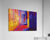 Chromatic Corridor NV93HJ 47 Acrylic Print