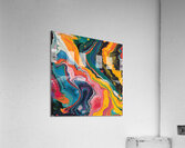 Chromatic Currents Y59H2N 47 Acrylic Print