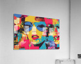 Chromatic Glamour Burst Y92HK8 60 Acrylic Print