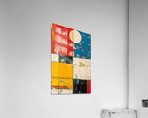 Chromatic Grid Eclipse Y92H7N 58 Acrylic Print