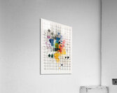 Chromatic Grid Interplay 5Z9N7H 48 Acrylic Print