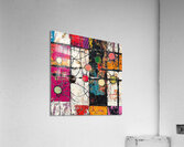 Chromatic Grid Interplay 92HJ8 55 Acrylic Print