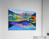 Chromatic Hills 7924B 45 Acrylic Print