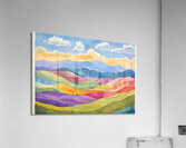 Chromatic Hills NZ893H 45 Acrylic Print