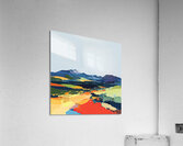 Chromatic Horizons H3P2N9 55 Acrylic Print