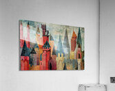 Castles in the Clouds 7P3H9N 58 Acrylic Print