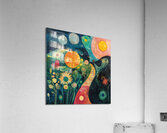 Celestial Bloom Path H9P4Z2 60 Acrylic Print