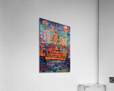 Celestial Cityscape Harbour 792B4K 45 Acrylic Print