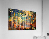 Celestial Cityscape Dream H92N3Z 62 Acrylic Print