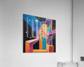 Celestial Cityscape K82H9N 55 Acrylic Print