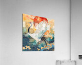 Celestial Crane Dance 7294B2 45 Acrylic Print