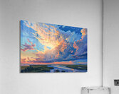 Celestial River Sunset H3N9P 51 Acrylic Print