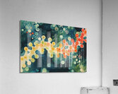 Cellular Echoes ZH92N3 52 Acrylic Print