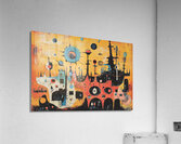 Celestial Dog City 7H3N2P 55 Acrylic Print