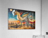 Celestial Griffin Ascends 92HJ8 60 Acrylic Print