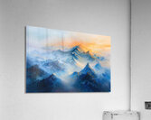 Celestial Summit Glow J9H4N2 56 Acrylic Print