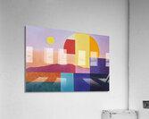 Chromatic Horizon 79B2D3 47 Acrylic Print