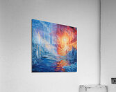 Chromatic Ice Scapes H2NJPZ 55 Acrylic Print