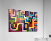 Chromatic Labyrinth 46B2C9 64 Acrylic Print
