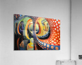 Chromatic Labyrinth H3N5B2 63 Acrylic Print