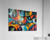 Chromatic Rhapsody 79B2D3 59 Acrylic Print