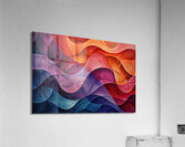 Chromatic Rhapsody Flow 2U9V9H 51 Acrylic Print